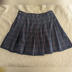 American Eagle pleated plaid mini skirt Size 8